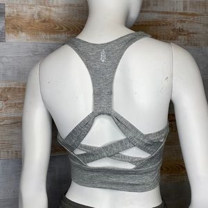 Free People Movement Lightning Synergy Crop gray XSMALL
